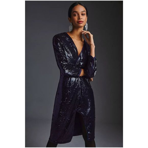 blue sequin dress anthropologie Blue Sequin Dress Anthropologie